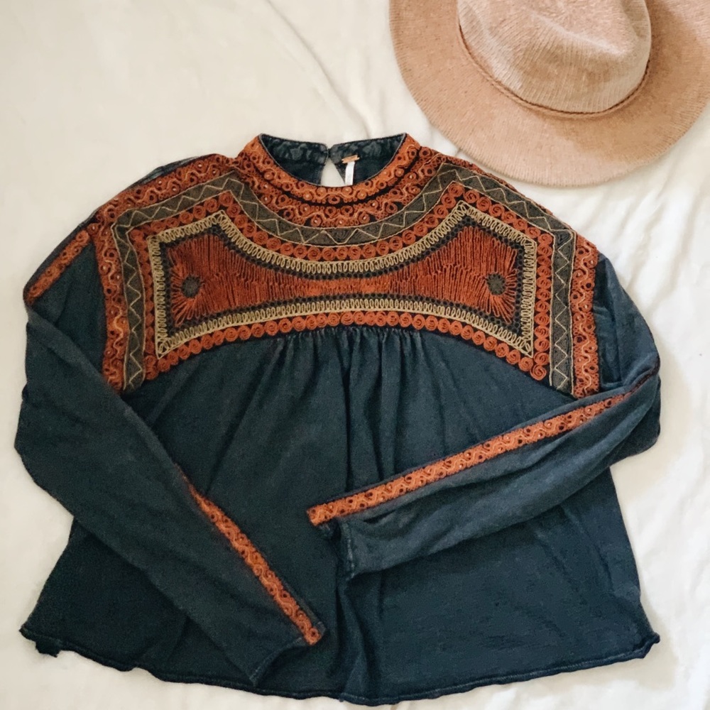 Embroidered FREE PEOPLE Tunic